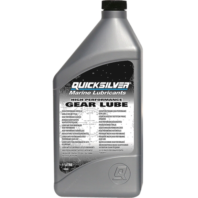 Масло трансмиссионное 1 л Quicksilver High Performance Gear Lube 75W90 синт (8M0219575)